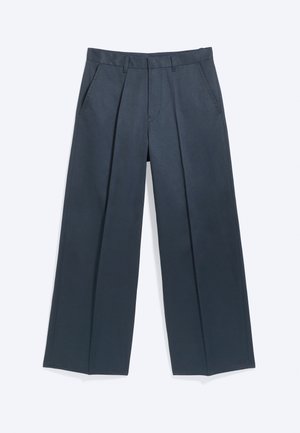 Weekday, TROUSERS - Nohavice - dusty dark blue