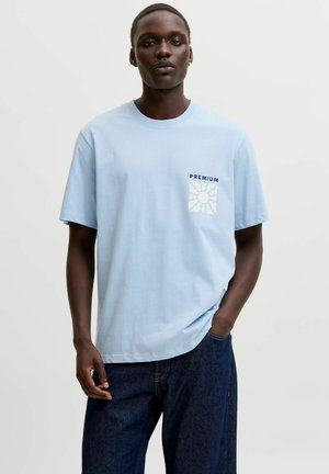 Jack & Jones, T-SHIRT T-SHIRT - T-shirts print - cashmere blue