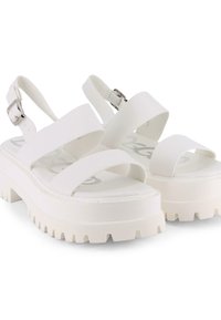 Blogger Sandalias con plataforma - blanco