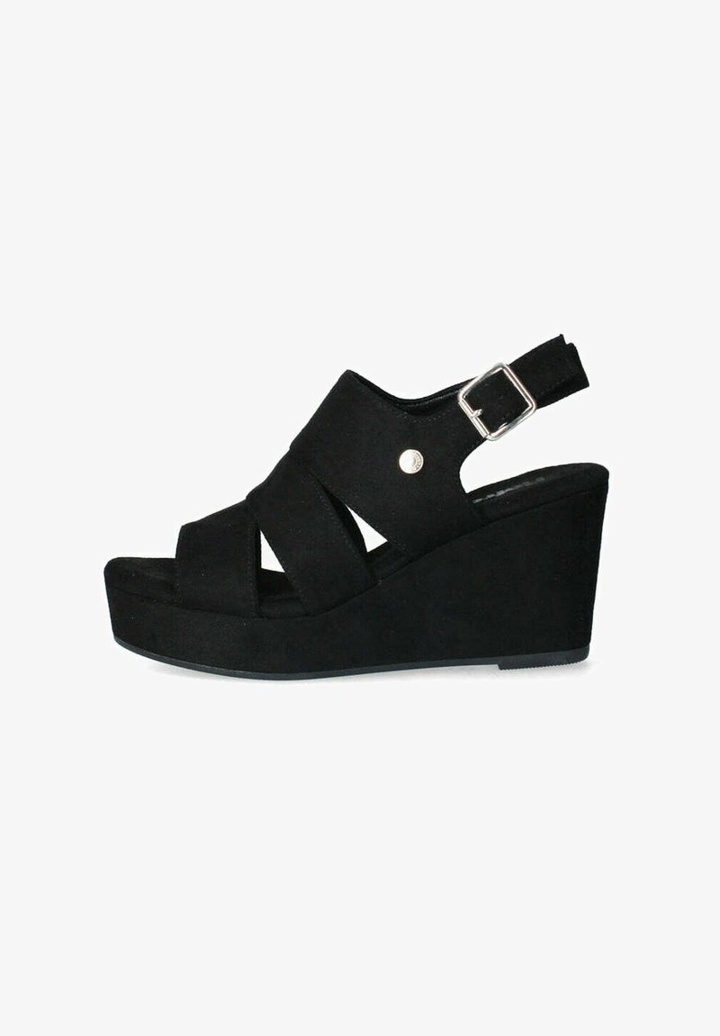 Refresh Sandali con plateau - nero