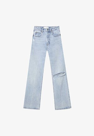 Straight leg jeans - moon washed