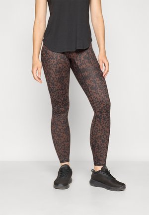 THE PRINTED ONE LEGGINGS - Tamprės - brown/multi-coloured