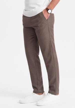 Pantalon classique - dark beige