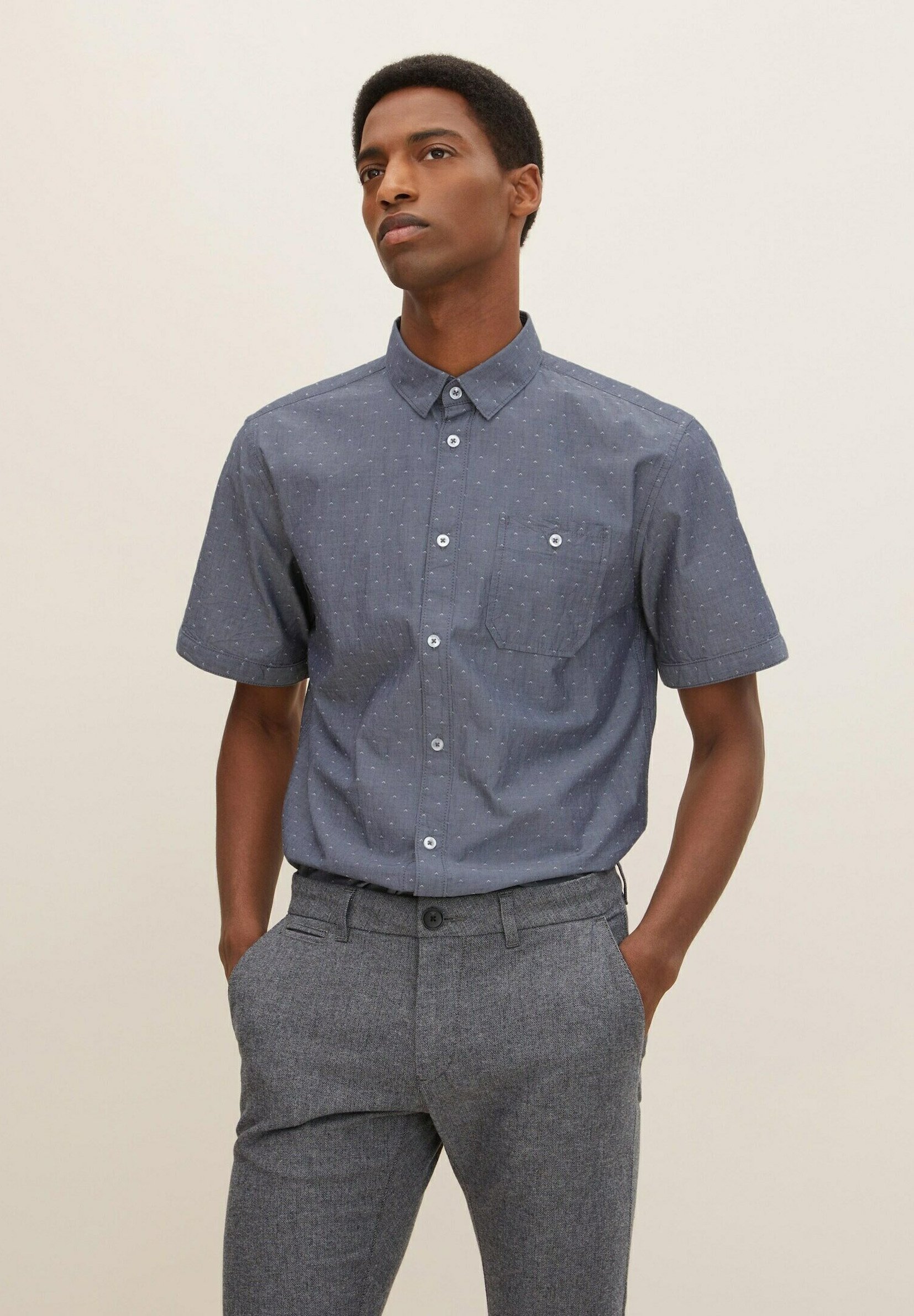 TOM TAILOR MIT TEXTPRINT - Polo shirt 