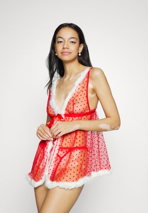 SANTA SPOT BABYDOLL - String - red