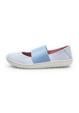 Ankle strap ballet pumps - blu