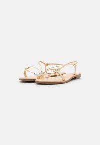 ONLY SHOES ONLMELLY KNOTTED  - Sandals - gold