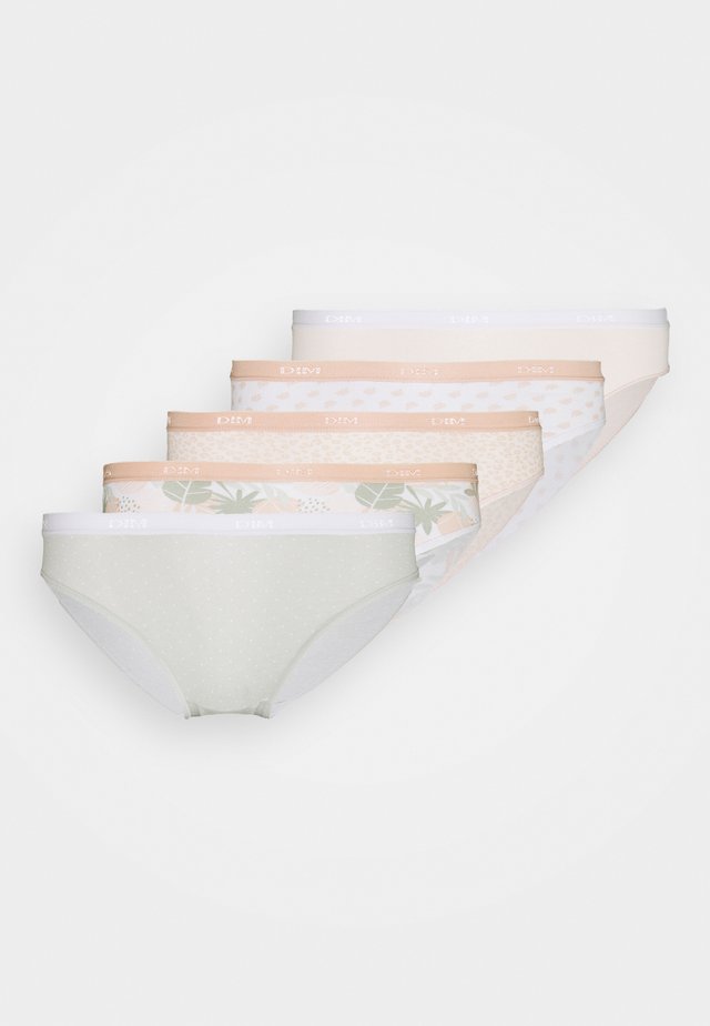 POCKET BRIEF 5 PACK - Slip - tropical pastel