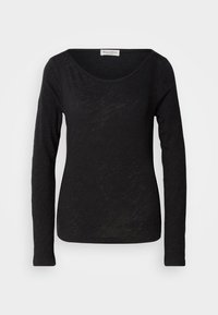 LONG SLEEVE BOAT NECK - Top dugih rukava - night grey melange