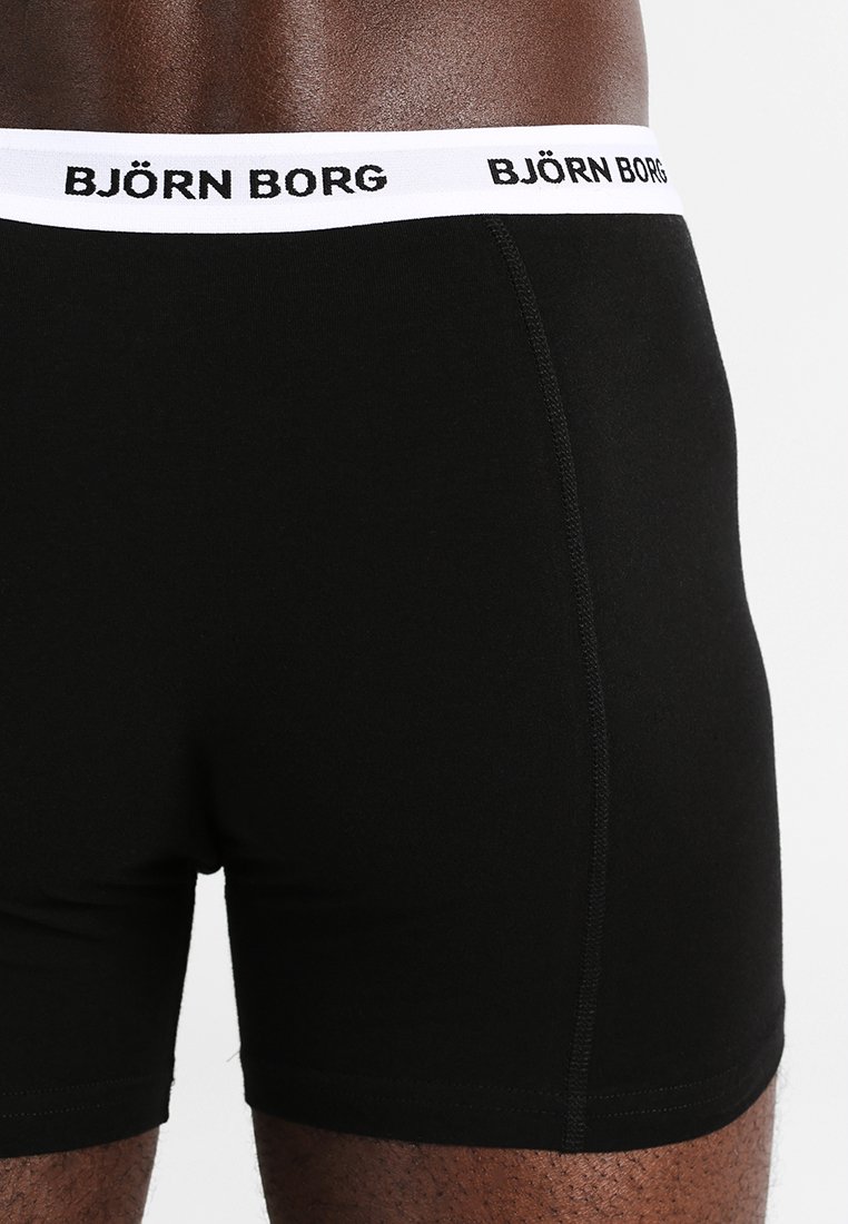 Björn Borg SOLIDS 5 PACK - Onderbroeken - black/Zwart - Zalando.nl