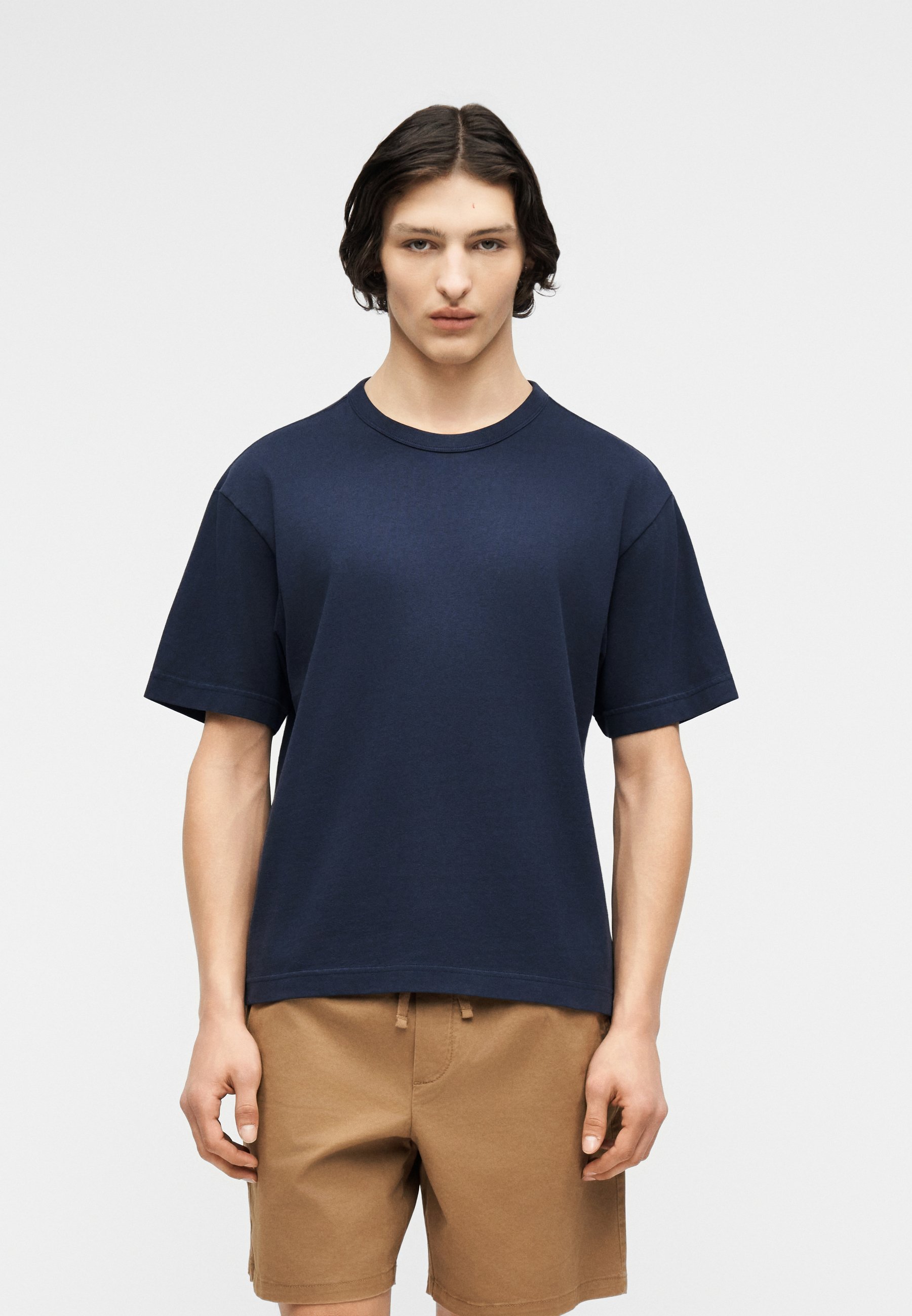 GAP SOFT CROPPED - Basic T-shirt - vintage navy/dark blue - Zalando.ie