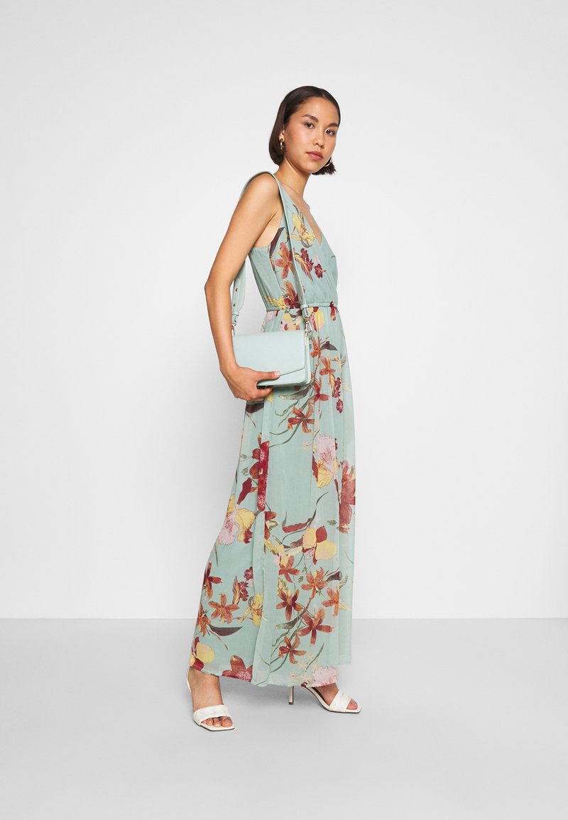 Vero Moda Vmwonda Maxi Dress Jadeite Asta Mint Zalando Co Uk 