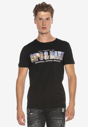 Cipo & Baxx T-shirt imprimé - black