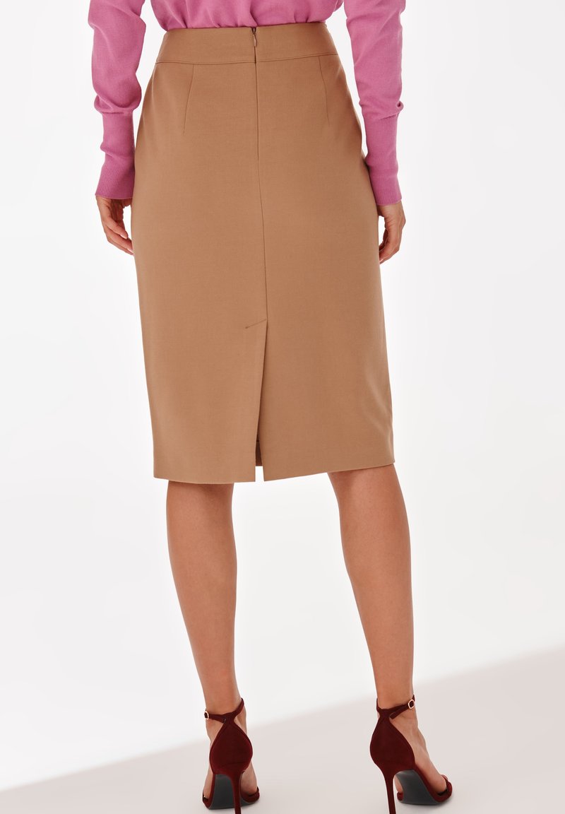 Damen Jeansröcke | TATUUM Bleistiftrock beige camel/camel - SA57112 Damen Jeansröcke | TATUUM Bleistiftrock beige camel/camel - SA57112