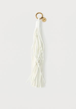 TASSEL KEYRING - Μπρελόκ - bianco nembo/antique gold-coloured