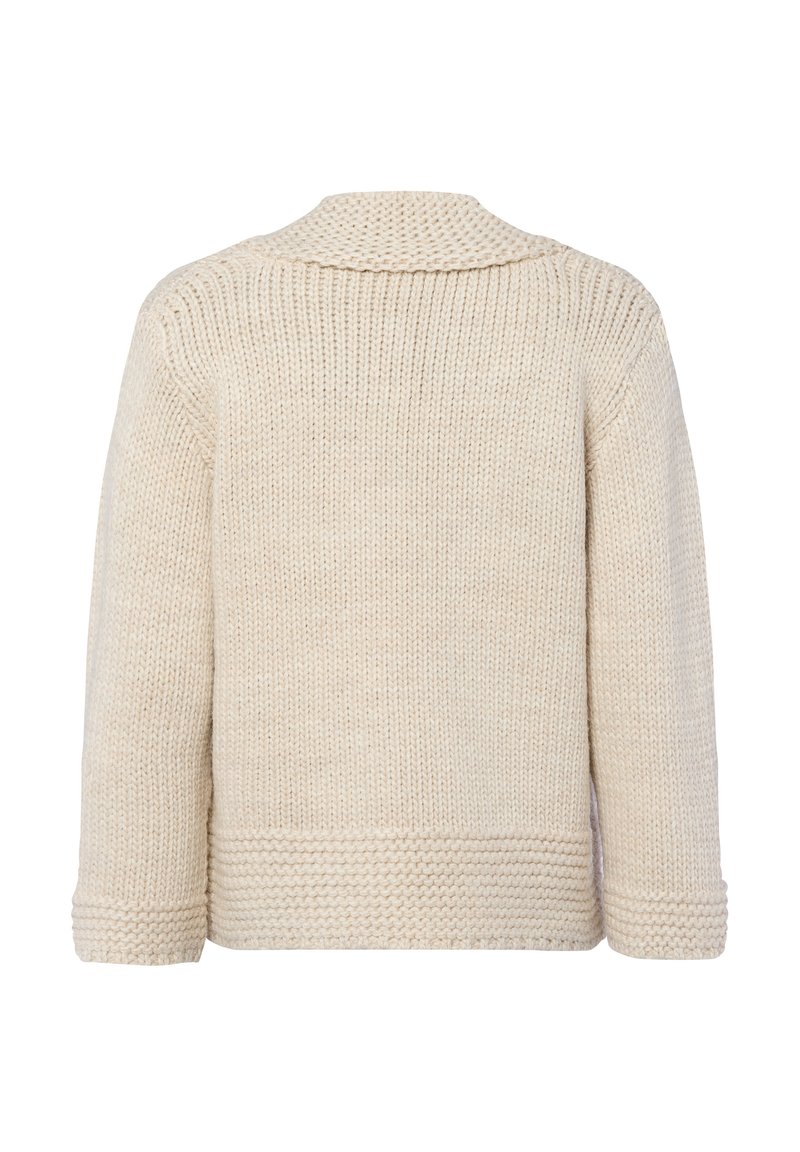 Cardigan Femme MORE & MORE - Taille 34, Noir Et Blanc, Crocheté - Occasion Très Bon état