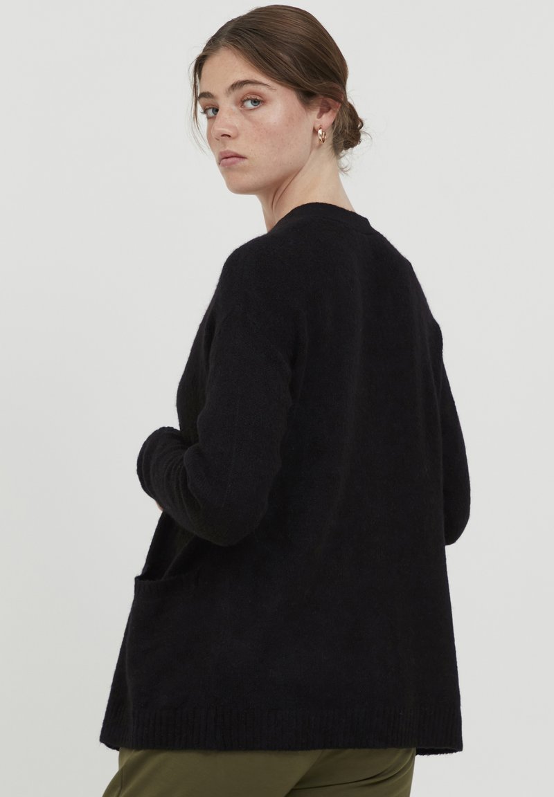 Damen Strickjacken | ICHI IHAMARA CA2 Strickjacke black/schwarz - WA06046 Damen Strickjacken | ICHI IHAMARA CA2 Strickjacke black/schwarz - WA06046