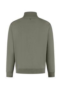 Pure Path LOOSE FIT - Sweater met rits - army green