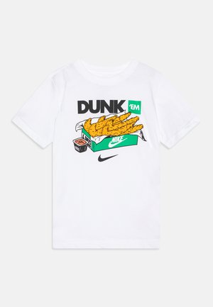 DUNK EM TENDERS TEE - Tričko s potlačou - white