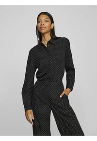 VILA Camicia - black beauty