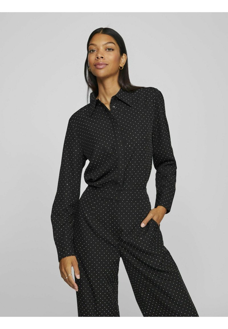 VILA Camicia - black beauty