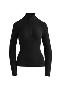 HALF-ZIP POLAR THERMAL BASE LAYER - Langarmshirt - black