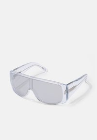 MASK UNISEX - Óculos de sol - transparent/silver-coloured