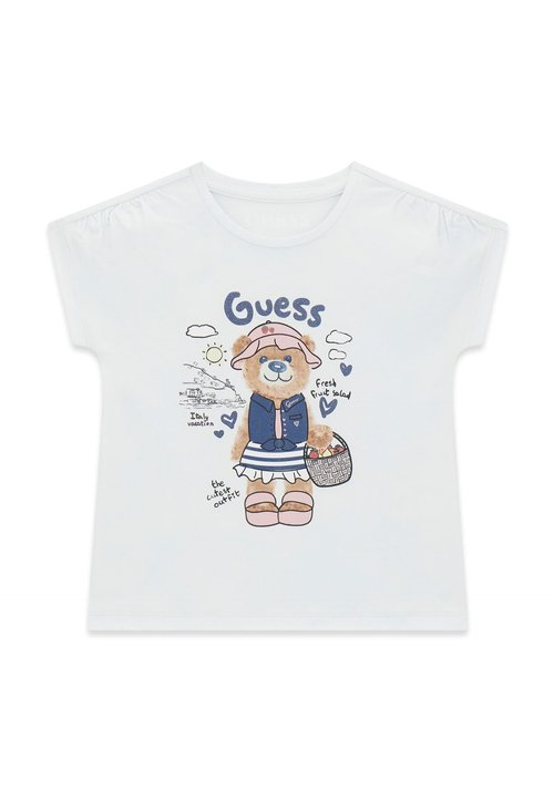 Guess BATWING - Tricou cu imprimeu - hellblau