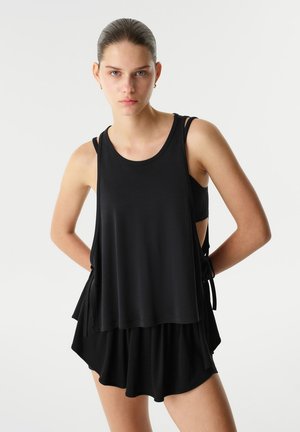 TWIST SIDE-TIED - Top - black