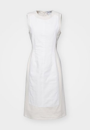 YANG - Denim dress - white