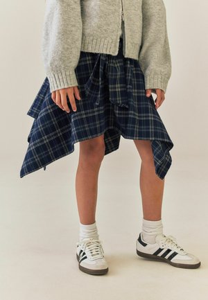 Next, HANKY HEM PULLON SKIRT - A-line skirt - navy check