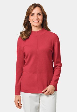 GOLDNER KUSCHELWEICHER MIT KRAGEN - Trui - coral