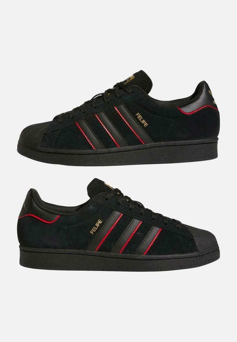 adidas Originals SUPERSTAR X FELIPE - Zapatillas - black scarlet gold/negro  - Zalando.es