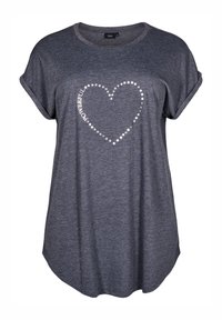 Zizzi Camicia da notte - black mel w powerful