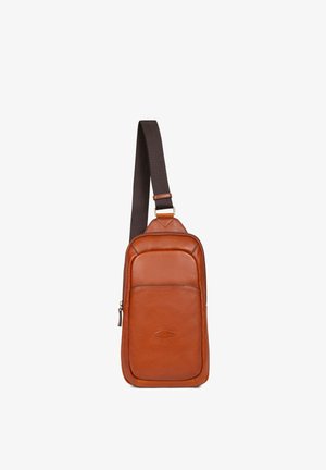 Hexagona STUART - Cross body bag - marron cognac