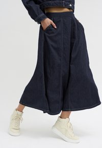 My Essential Wardrobe MALO - A-vonalú szoknya - dark blue un wash