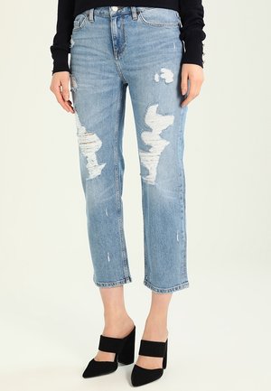 Jeans straight leg - light-blue denim
