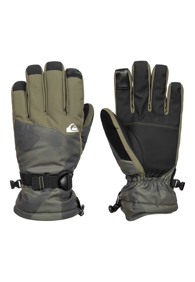 Quiksilver MISSION GLOVE Fingerhandschuh true black fade out camo