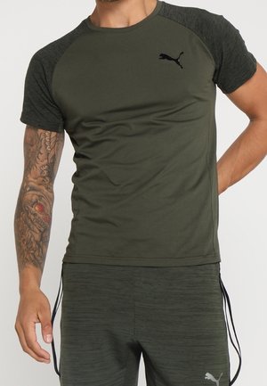 Printtipaita - olive