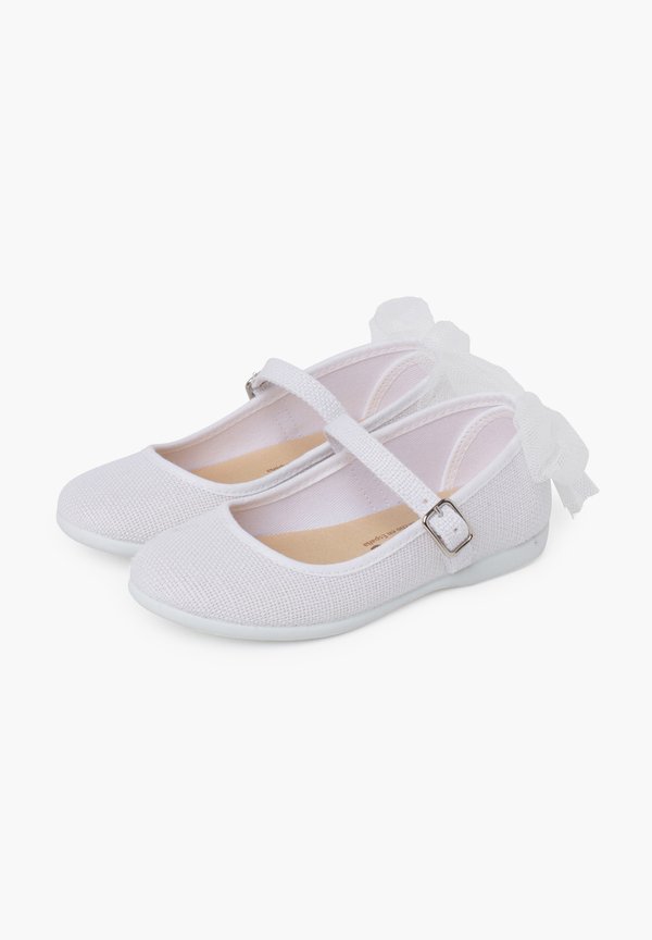 MERCEDITAS CEREMONIA – Riemchenballerina – blanco