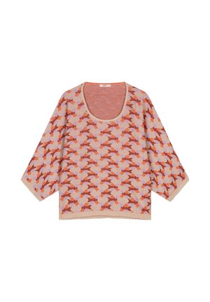 KATIKA 3/4 SLEEVES - Trui - living coral
