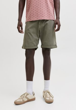 Jack & Jones JPSTRICK ALLEN ICON  - Jeans Shorts - dusty olive