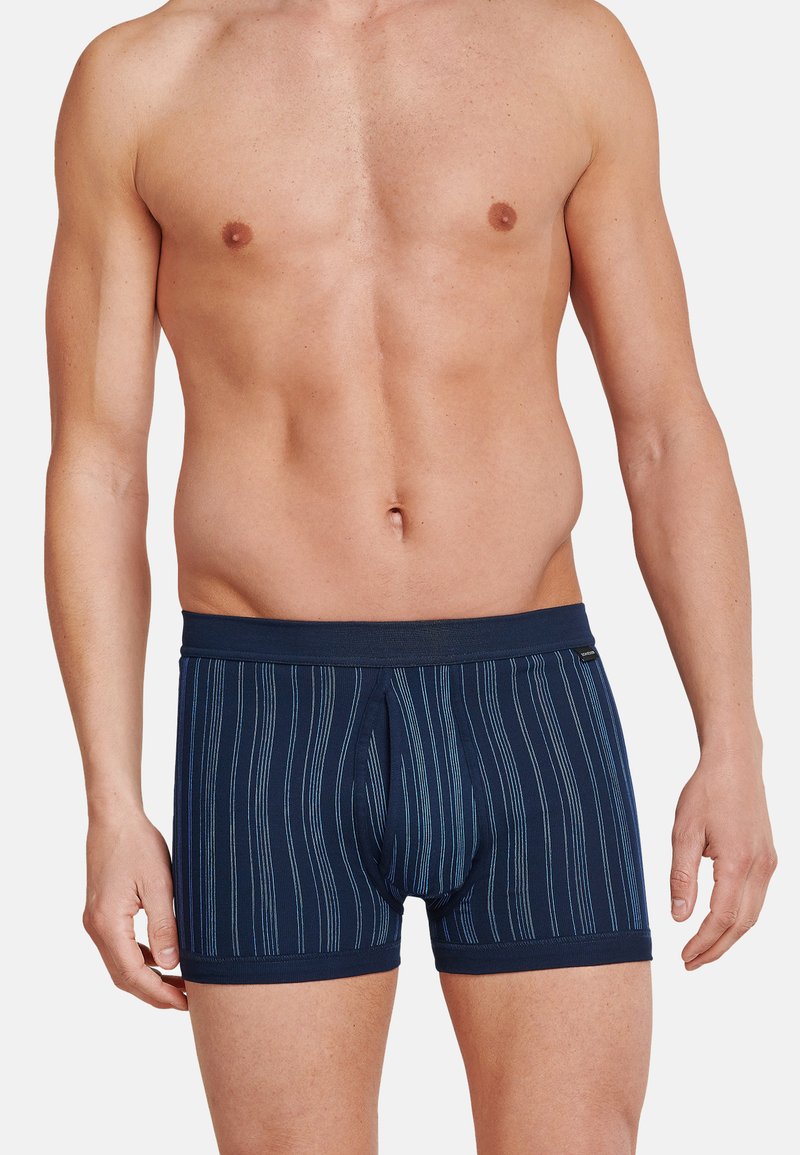 Schiesser 4 PACK  - Boxerkalsong - dunkelblau