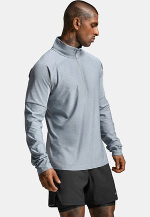 AERO 1/2 ZIP - Longsleeve - weathervane black reflective