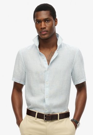 VACATION SHORT SLEEVE - Skjorter - sky blue ticking linen