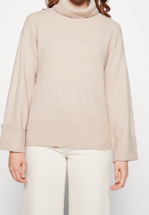 Strickpullover - mottled beige