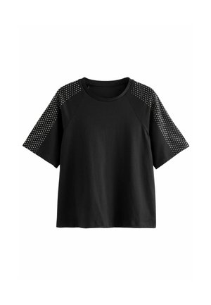 Nyomott mintás póló - black