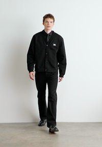 HUGO DACARDIGO - Tröja med dragkedja - black