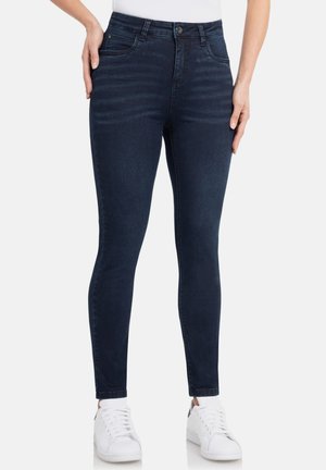 HIGH WAIST - Jeans Skinny Fit - blau