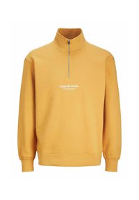 JACK & JONES Jorvesterbro Sweat Quarter Zip – Felpa Con Collo Alto E Mezza Cerniera, Uomo, Taglio Ampio - 4